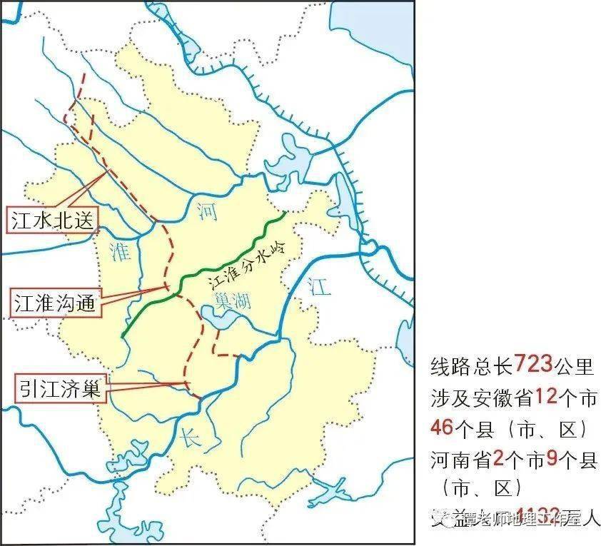 引江济淮永城路线图图片