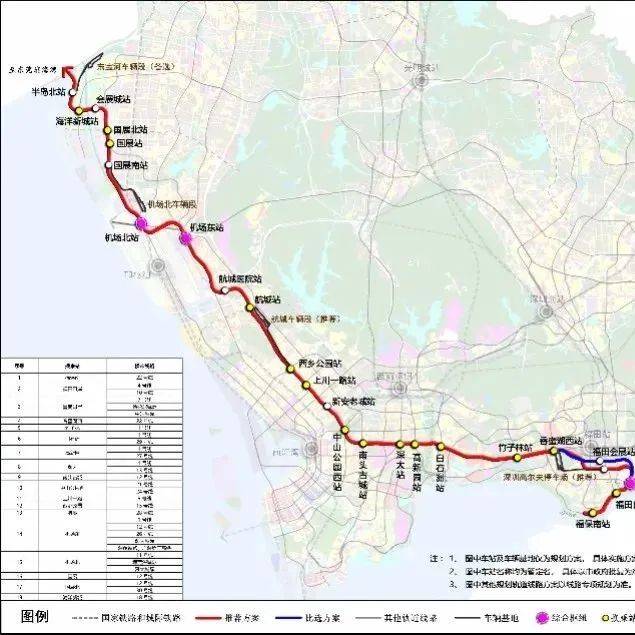 速看！深圳地铁20号线详细站点曝光，经过你家吗？_规划