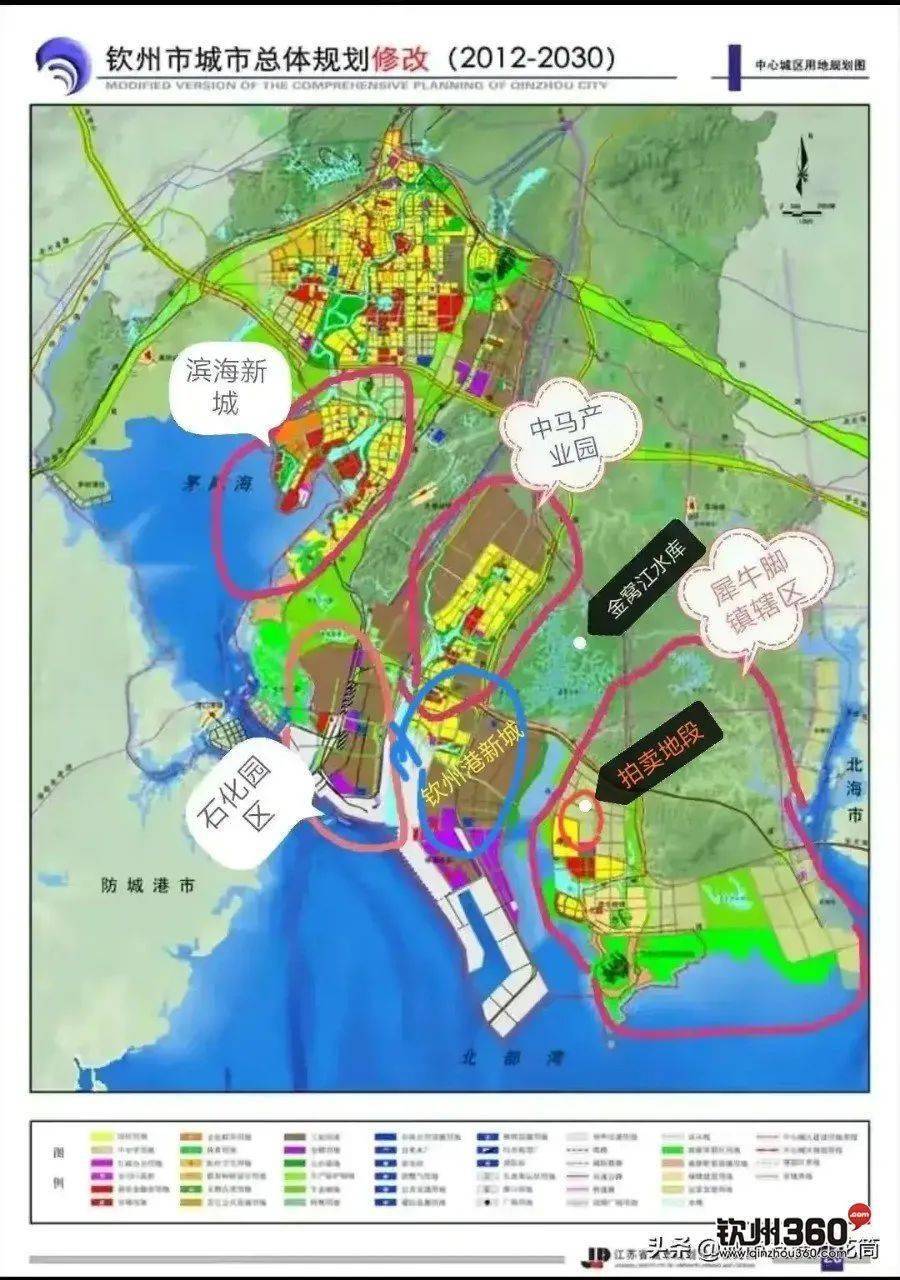 广西钦州新棠公路规划图片