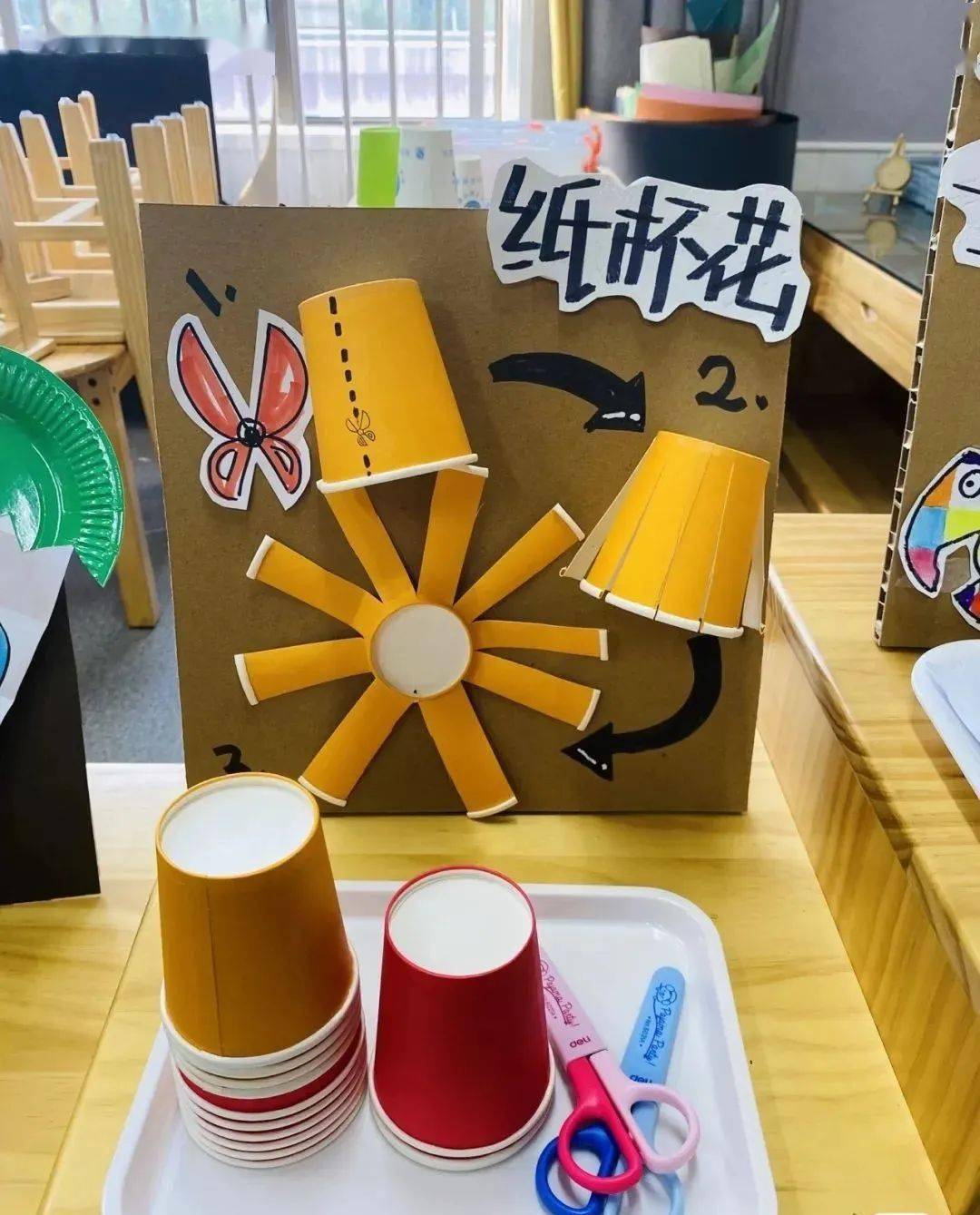 区域进阶丰富多彩的美工区环境布置创意十足