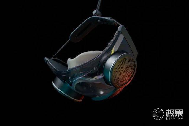 超酷炫「智能口罩」问世！主动通风+电竞灯效，2000买它值吗！？
