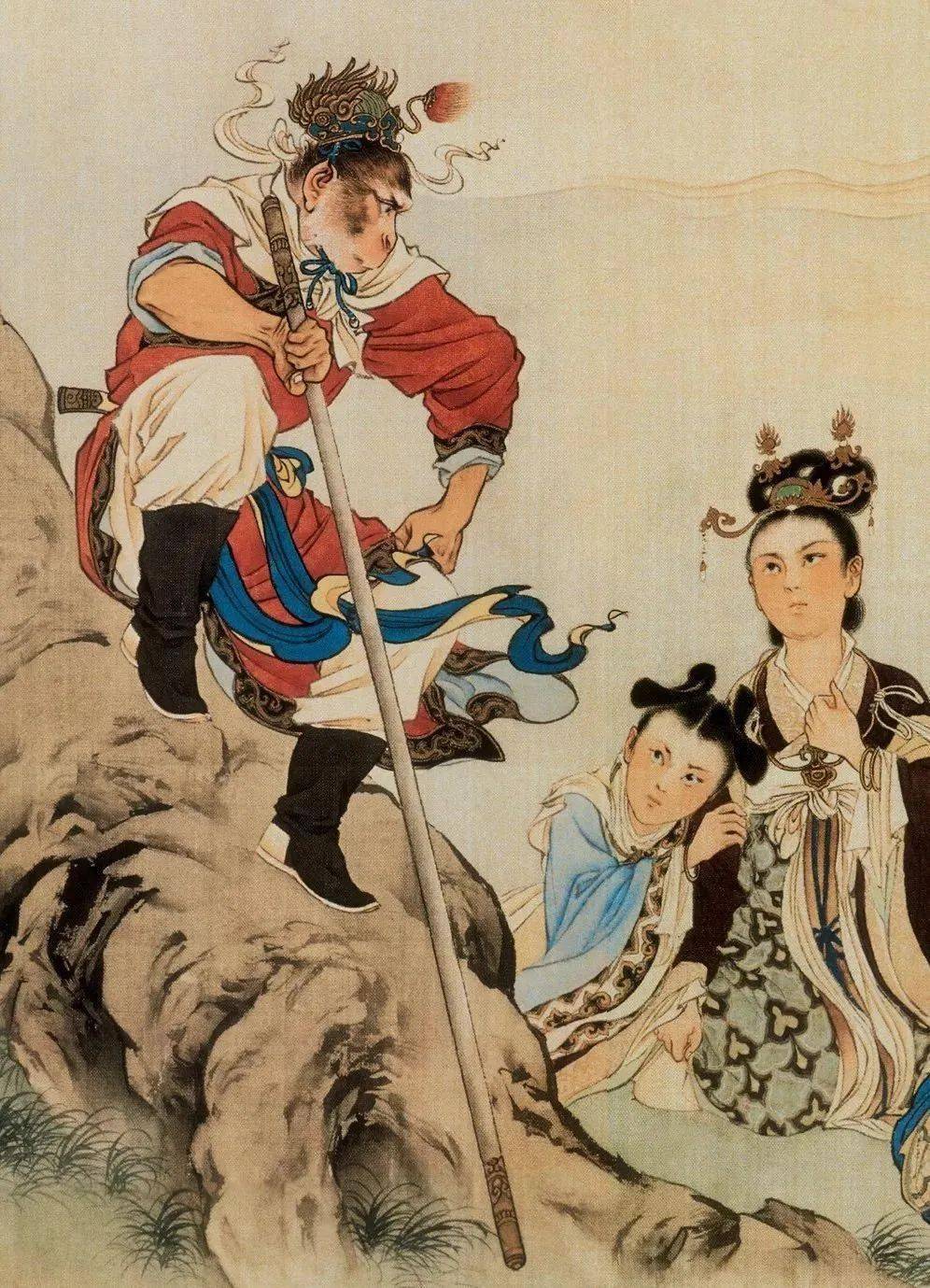 当代画圣,刘继卣《闹天宫》组画,精美绝伦