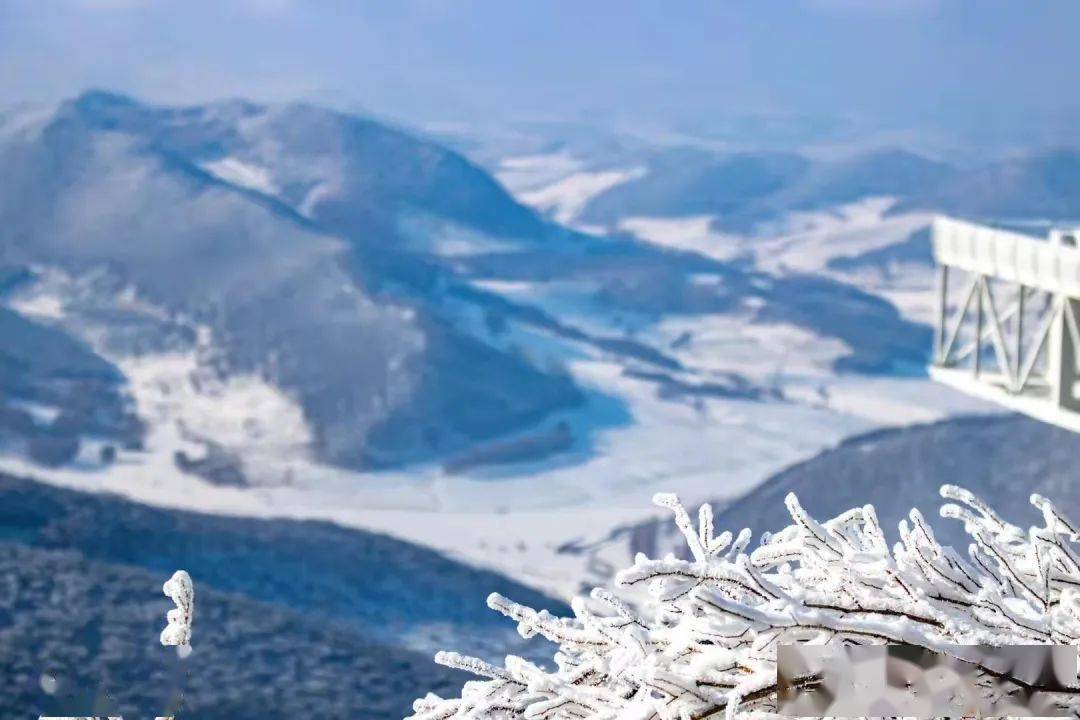 白山景区雪图片