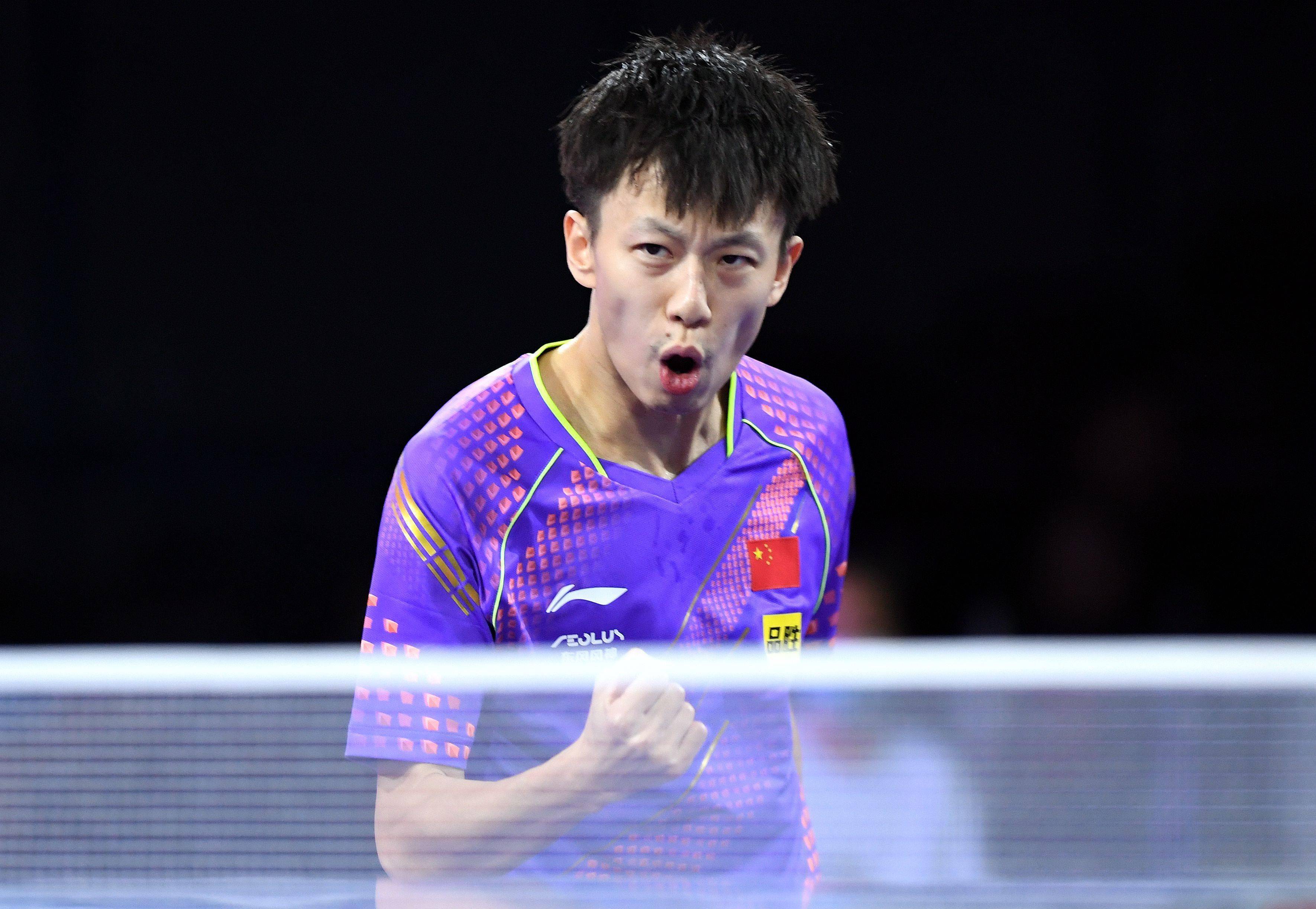 乒乓球——世乒赛:林高远晋级_比赛_卡尔伯格_新华社