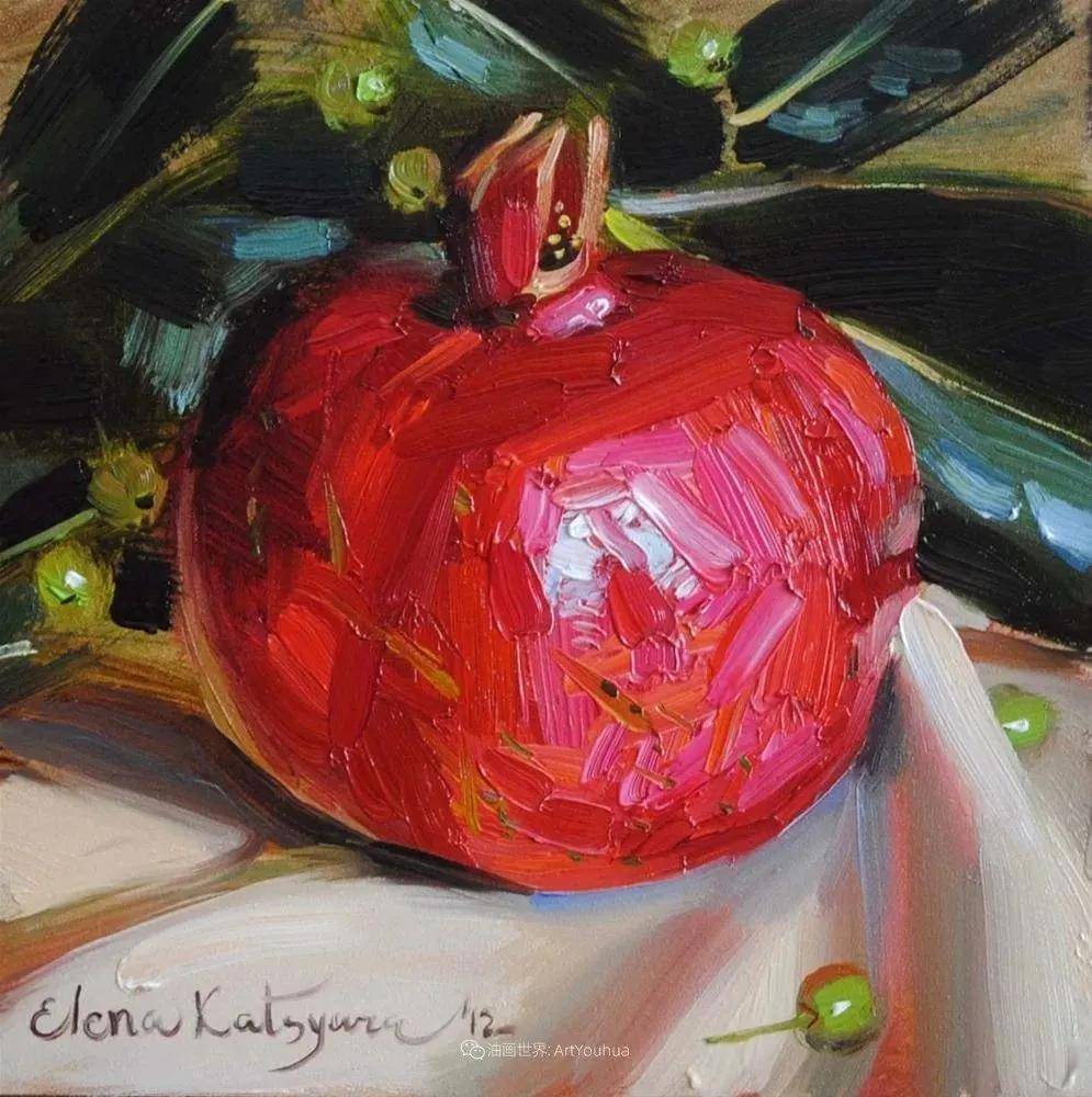 俄罗斯女画家埃琳娜卡特修拉静物作品欣赏