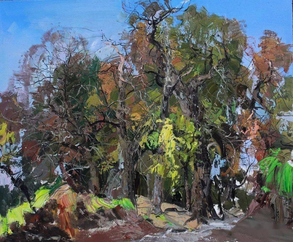 张延昭 帽儿山风景作品