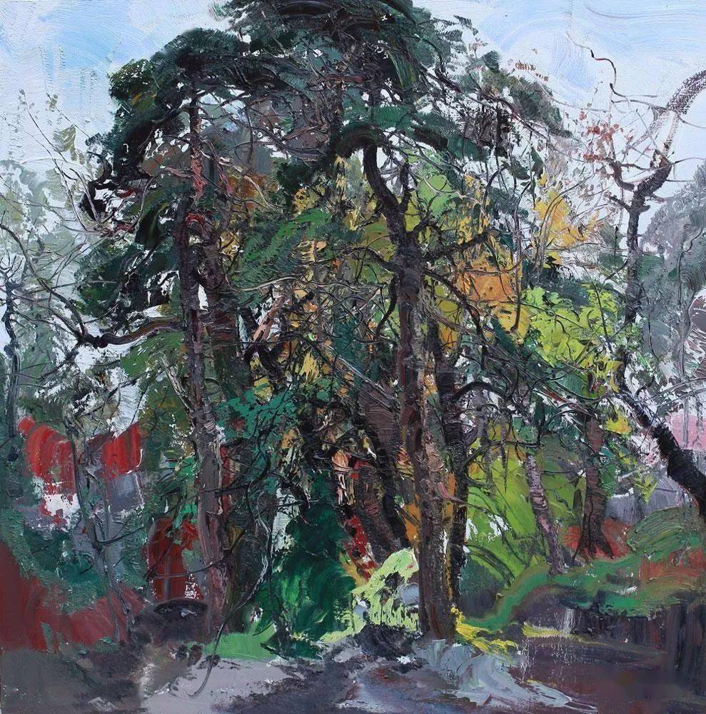 张延昭 帽儿山风景作品