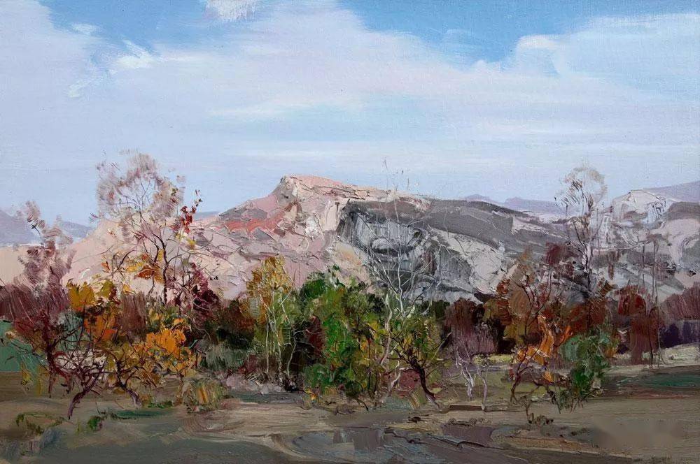 张延昭 帽儿山风景作品_黑龙江省_油画_创作员