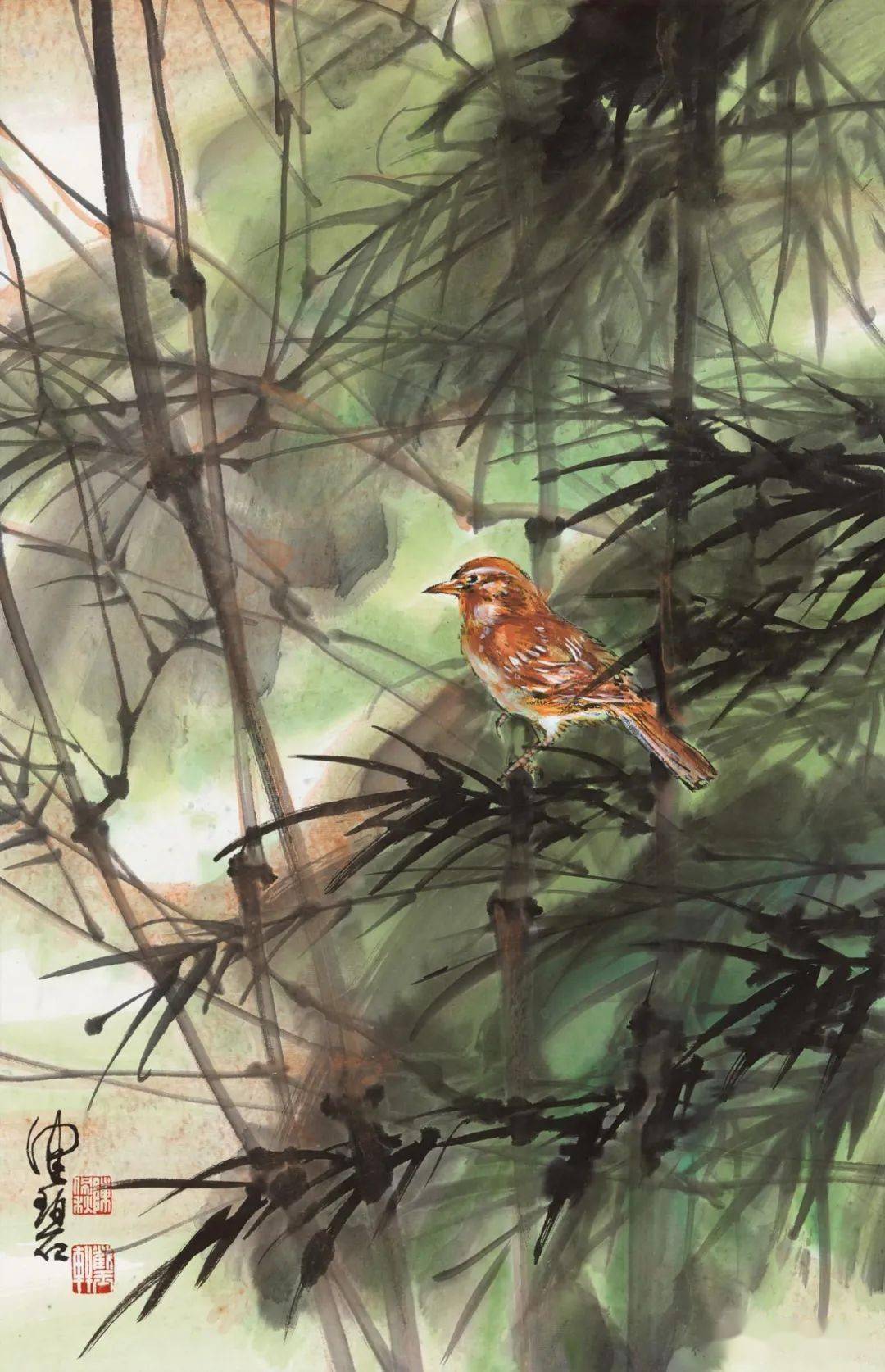 书画大师陈佩秋先生国画作品欣赏