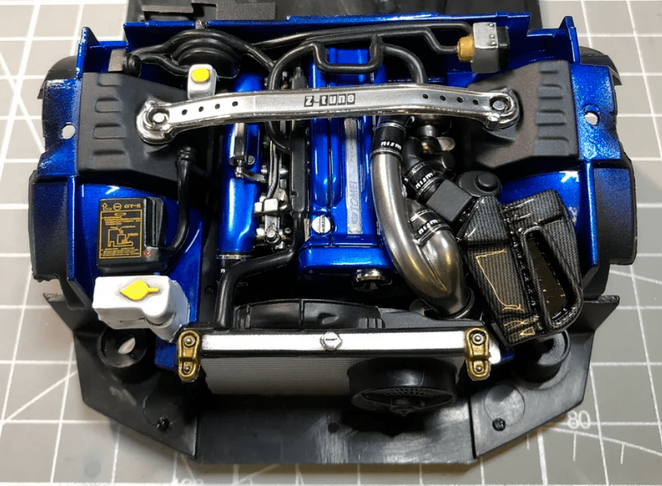 「最强r34」aa 1/18 r34 z tune 改装做例