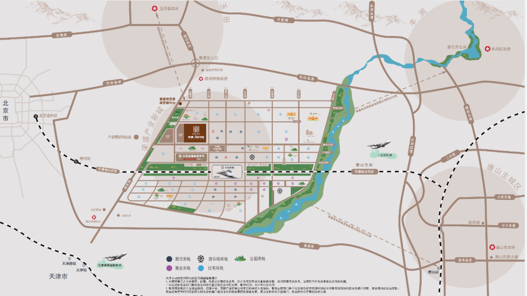 玉田县城规划图图片