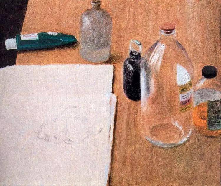 9 cmpastel on velvet papertubes of paint in their drawer