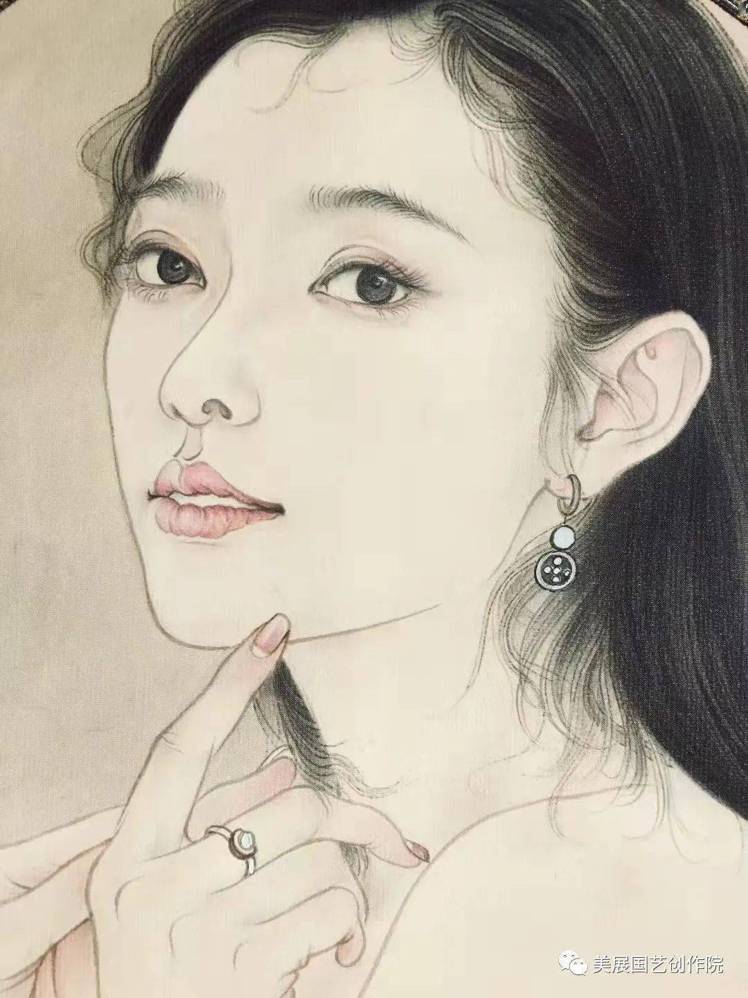 工笔人物画技法解析