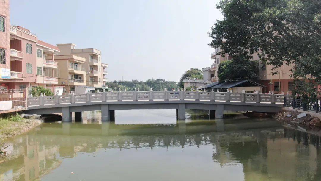 据悉,花王庙桥横跨花王庙涌,此涌为村中河水最湍急河段,建桥前,大家