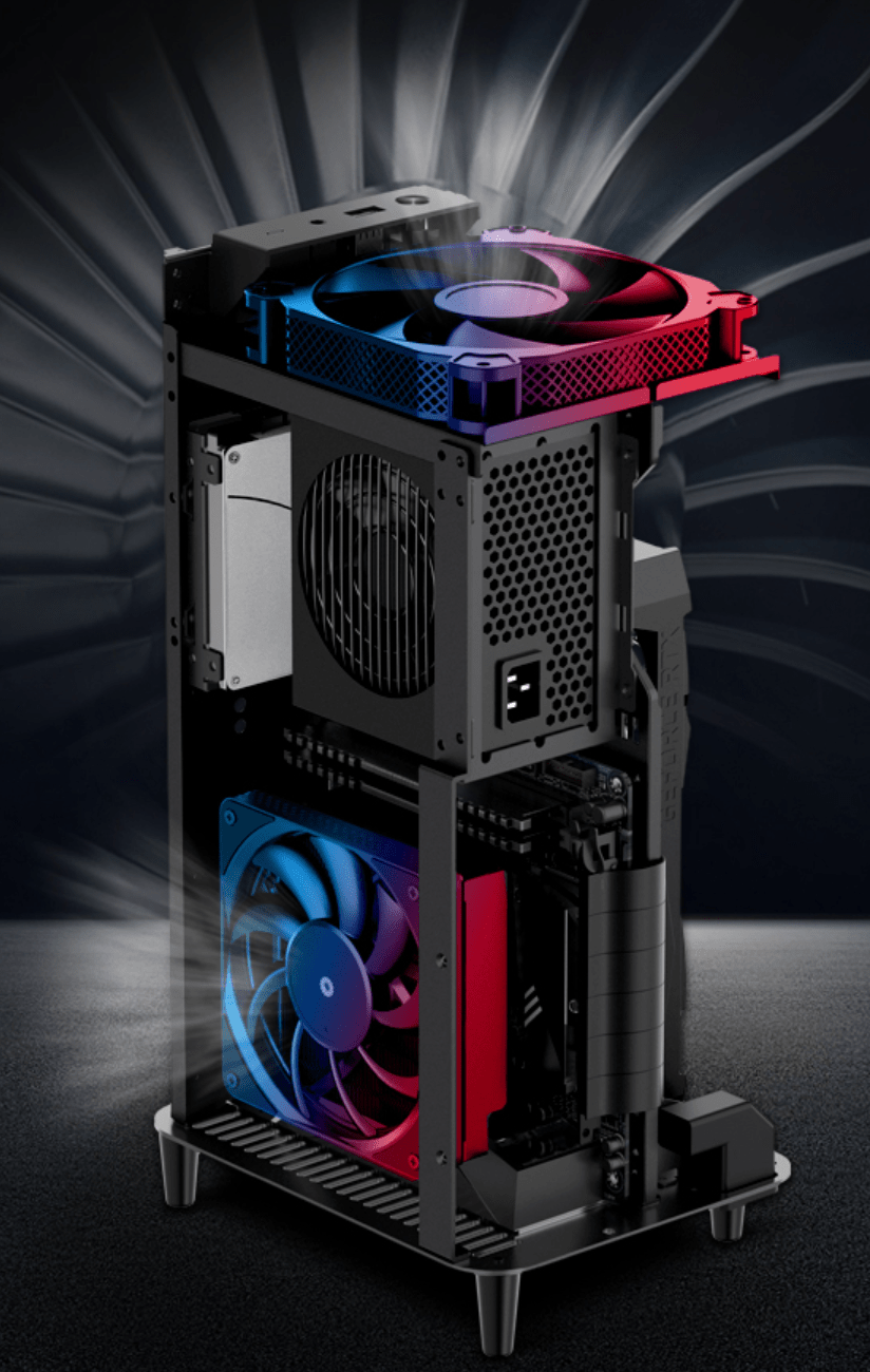 乔思伯推出 V11 ITX 机箱：可立可卧，铝合金一体化设计