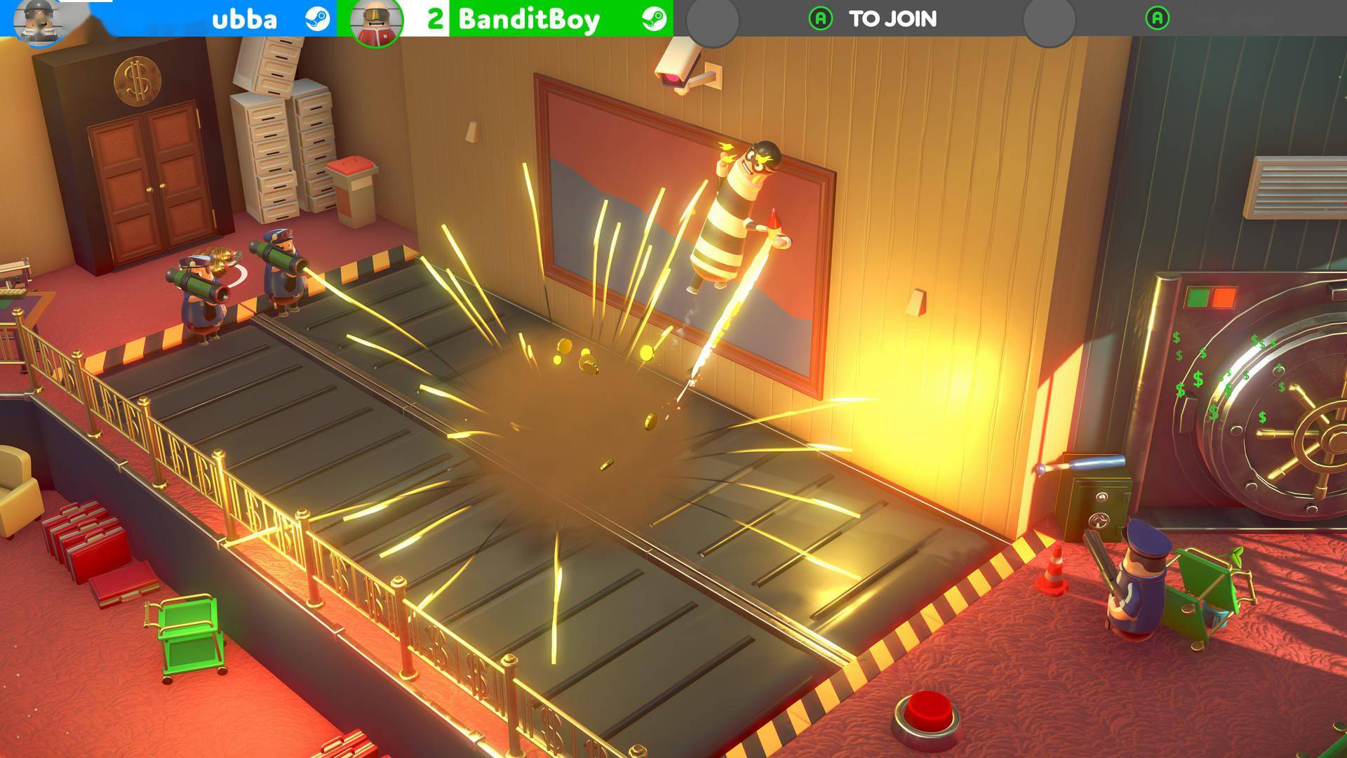 多人群战游戏《rubber bandits》12月2日发布 首日加入xgp