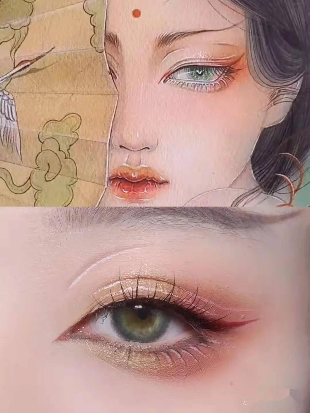 古风插画仿妆集美们可以尝试一下的真仙气飘飘