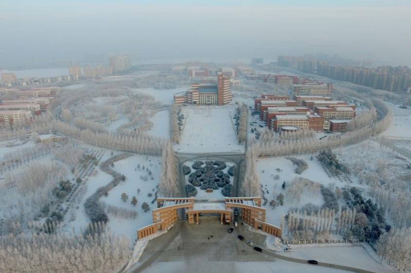 大学|【雪落象牙塔】东北石油大学：碧玉琼瑶冬日雪