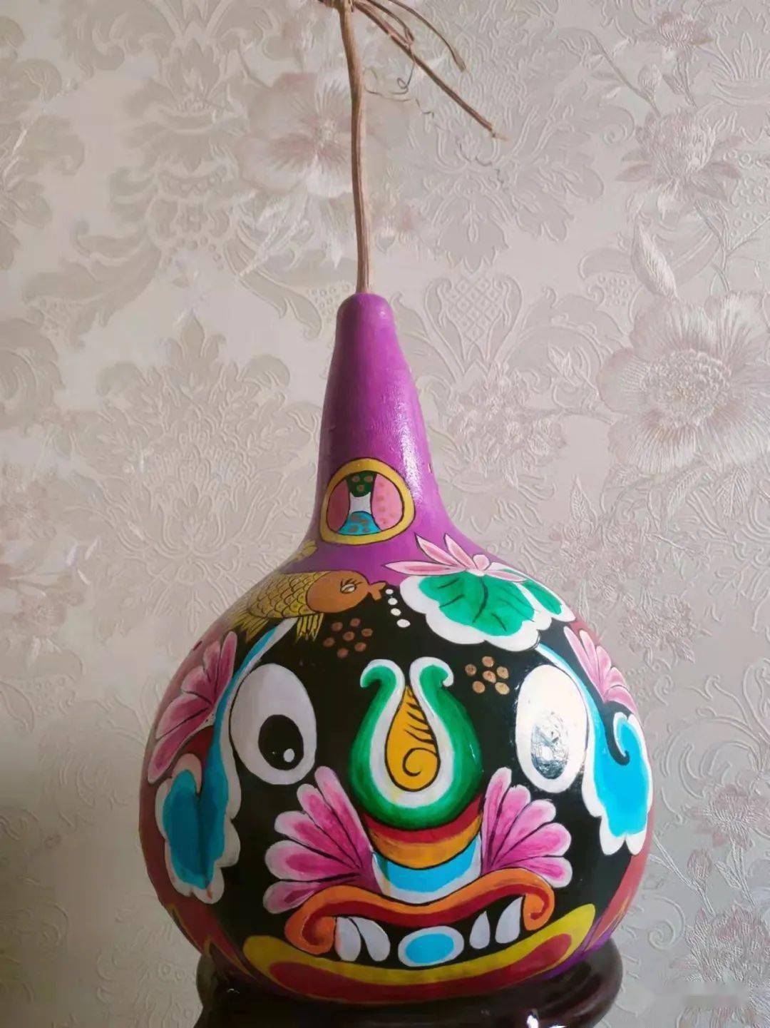 【小角楼杯非遗项目大赛作品展示】葫芦画 面具