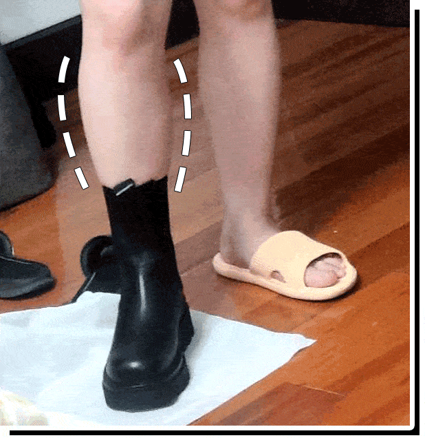 脚背 连续霸榜几年的马丁靴也该退位了吧！？这双保暖又软萌的乐福毛毛鞋才是今冬新秀！