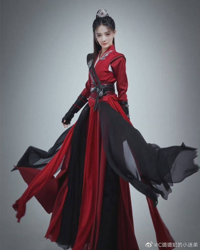 徐璐的古装造型真的又美又飒