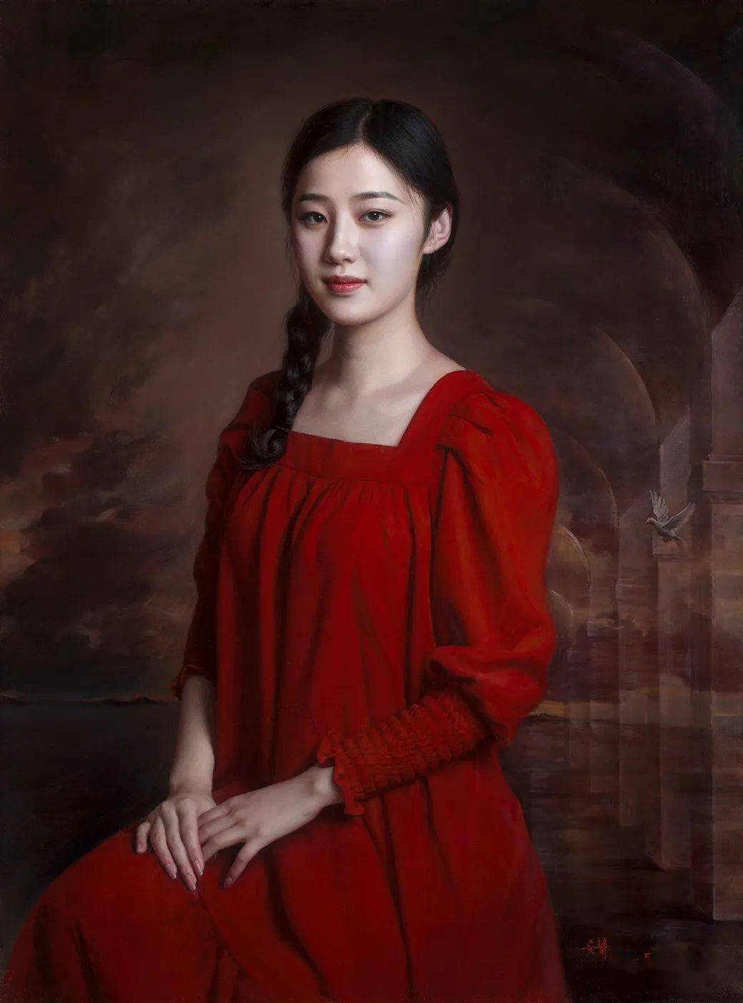 绽放安静油画作品展