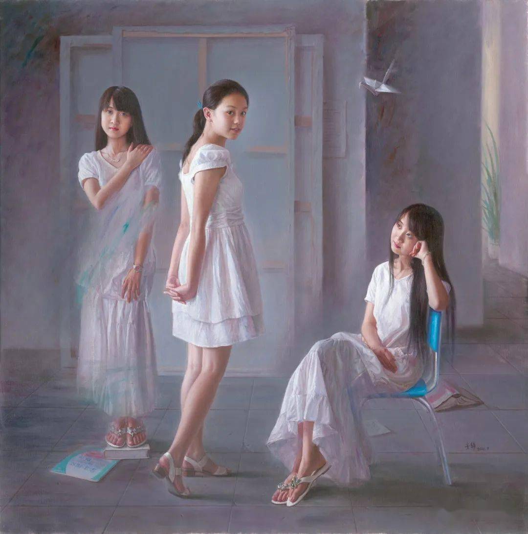 绽放安静油画作品展