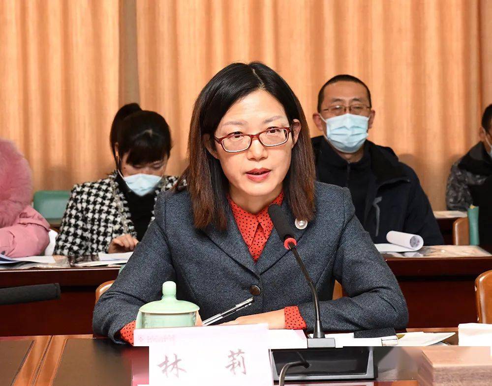 林莉副书记代表市卫生健康委党委祝贺丽水市知联会市人民医院分会成立