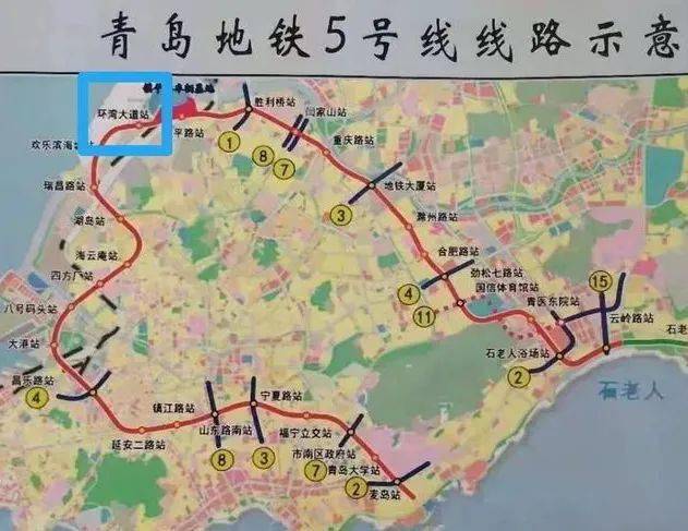 黄岛6号线二期线路图图片