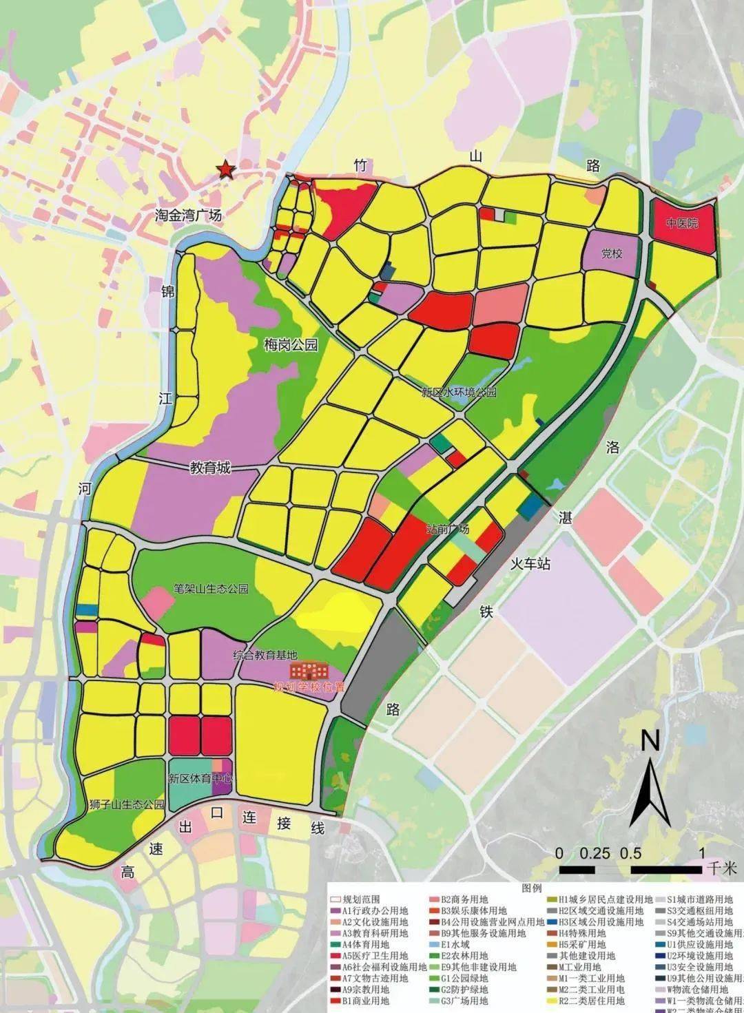 玉都新区规划图图片