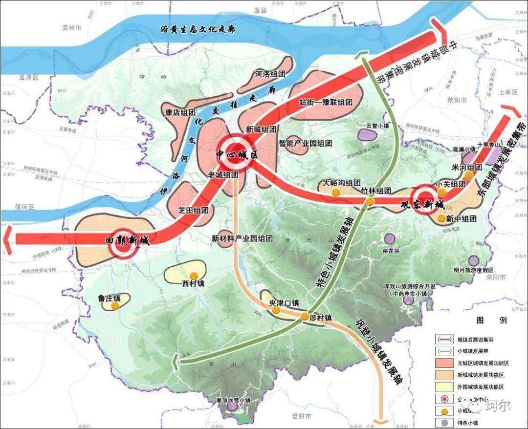 巩义市空间布局规划