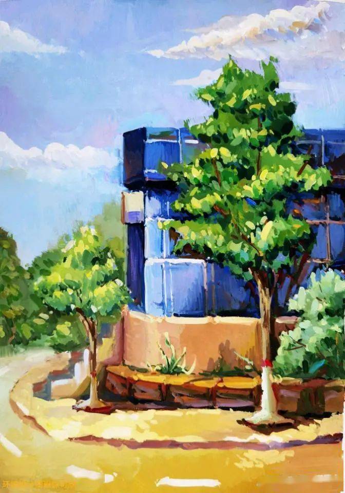 画说校园文化 手绘心中燕大_燕园_艺术_风景