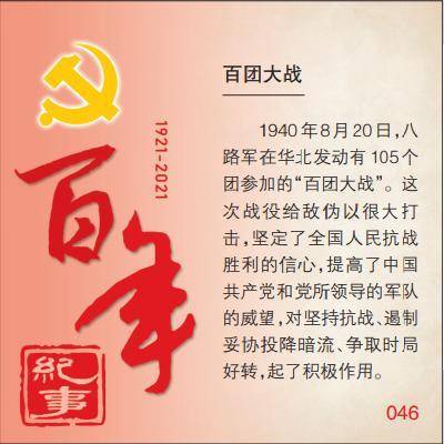 百年纪事(46)丨百团大战