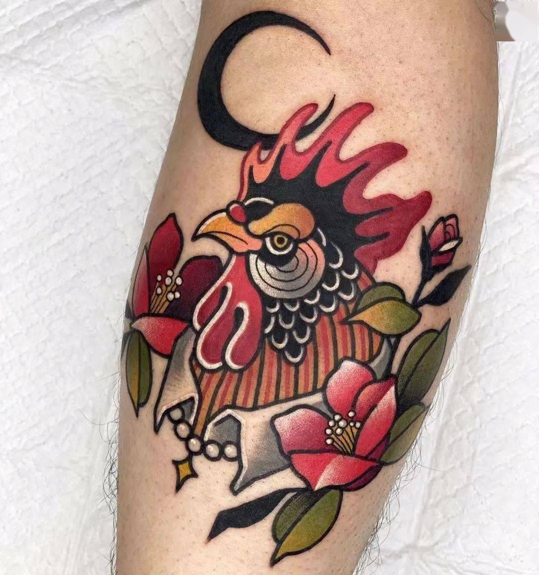 属鸡的纹身什么旺财图,属鸡的人适合纹身图案 - 伤感说说吧