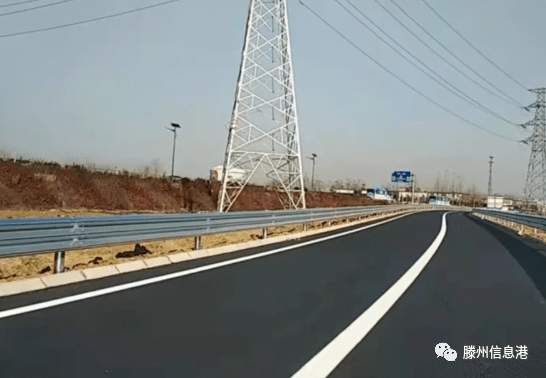 滕州龙岭路将全线建成与红荷大道已经完成互通