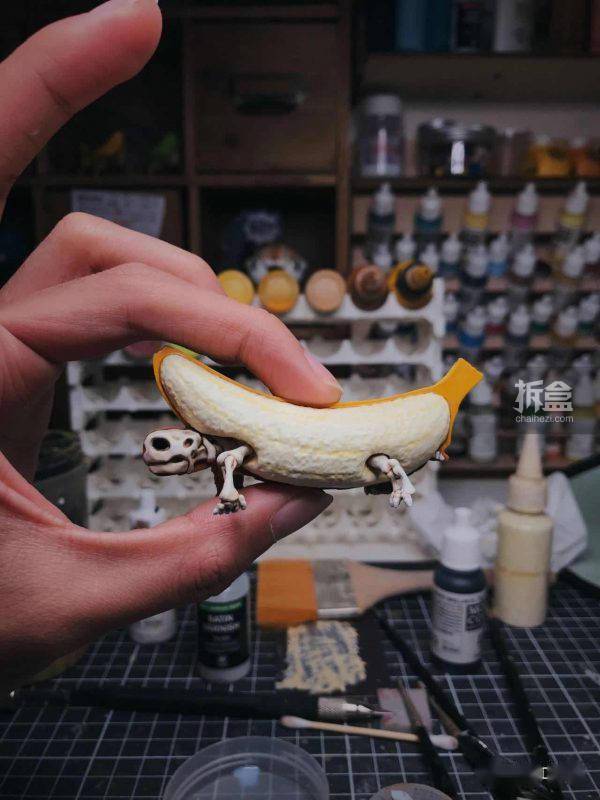 出货|麓野文化 x 大怪动物园 香蕉龟 宠物龟仿真动物模型GK