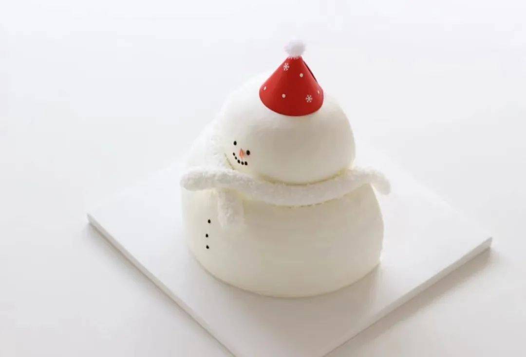 韩国最火雪人蛋糕私房蛋糕做成这样圣诞节不用愁了