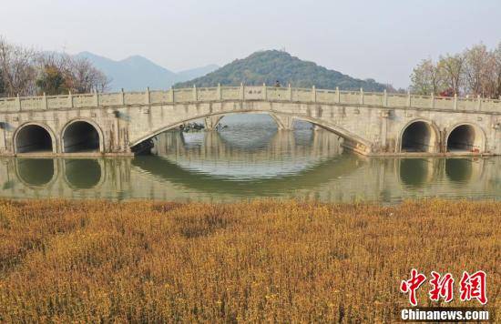 无人机|航拍杭州湘湖冬日如画景