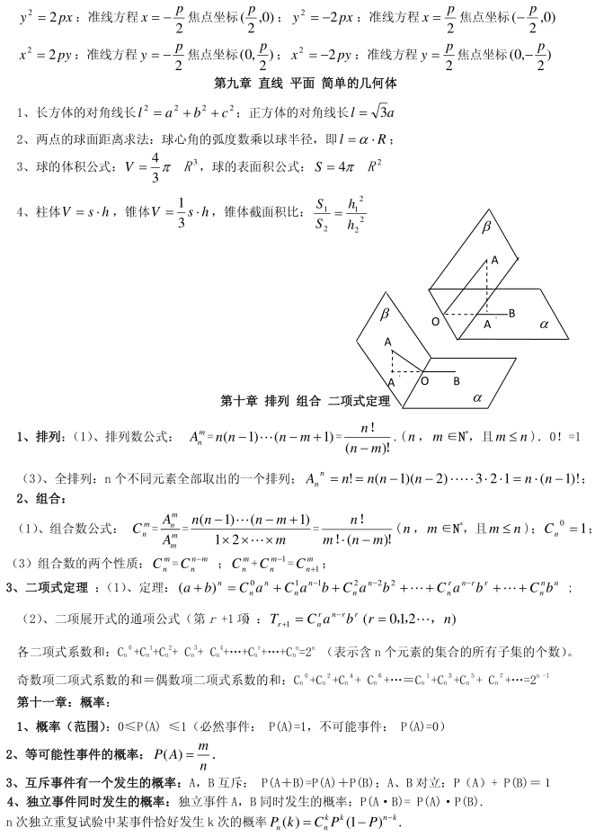 年级|高中数学 | 高中数学必修1—必修5重难点全面突破（含全年级知识总结）