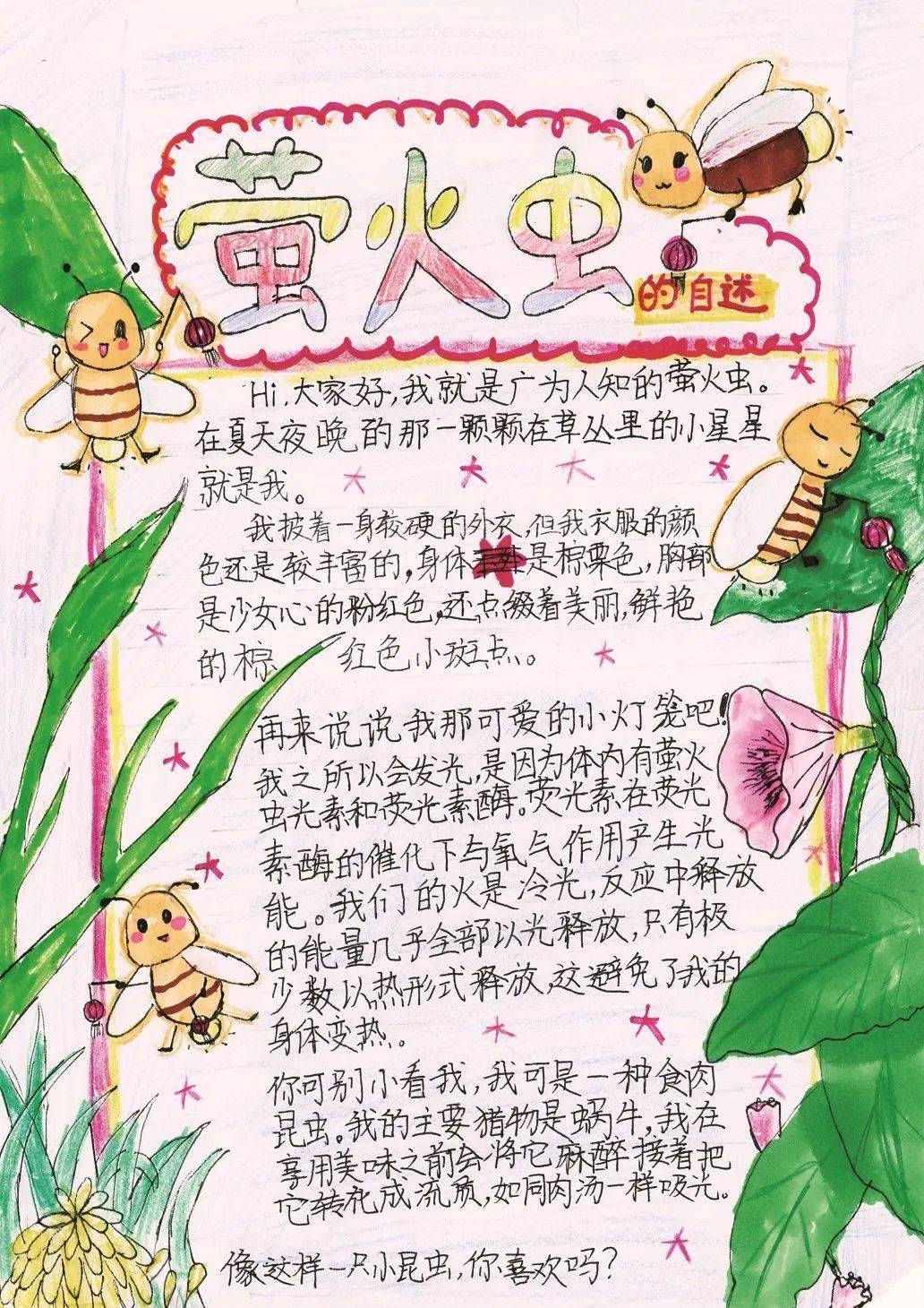 良渚第一小学第十三届校园读书节作品展_年级_形式_昆虫