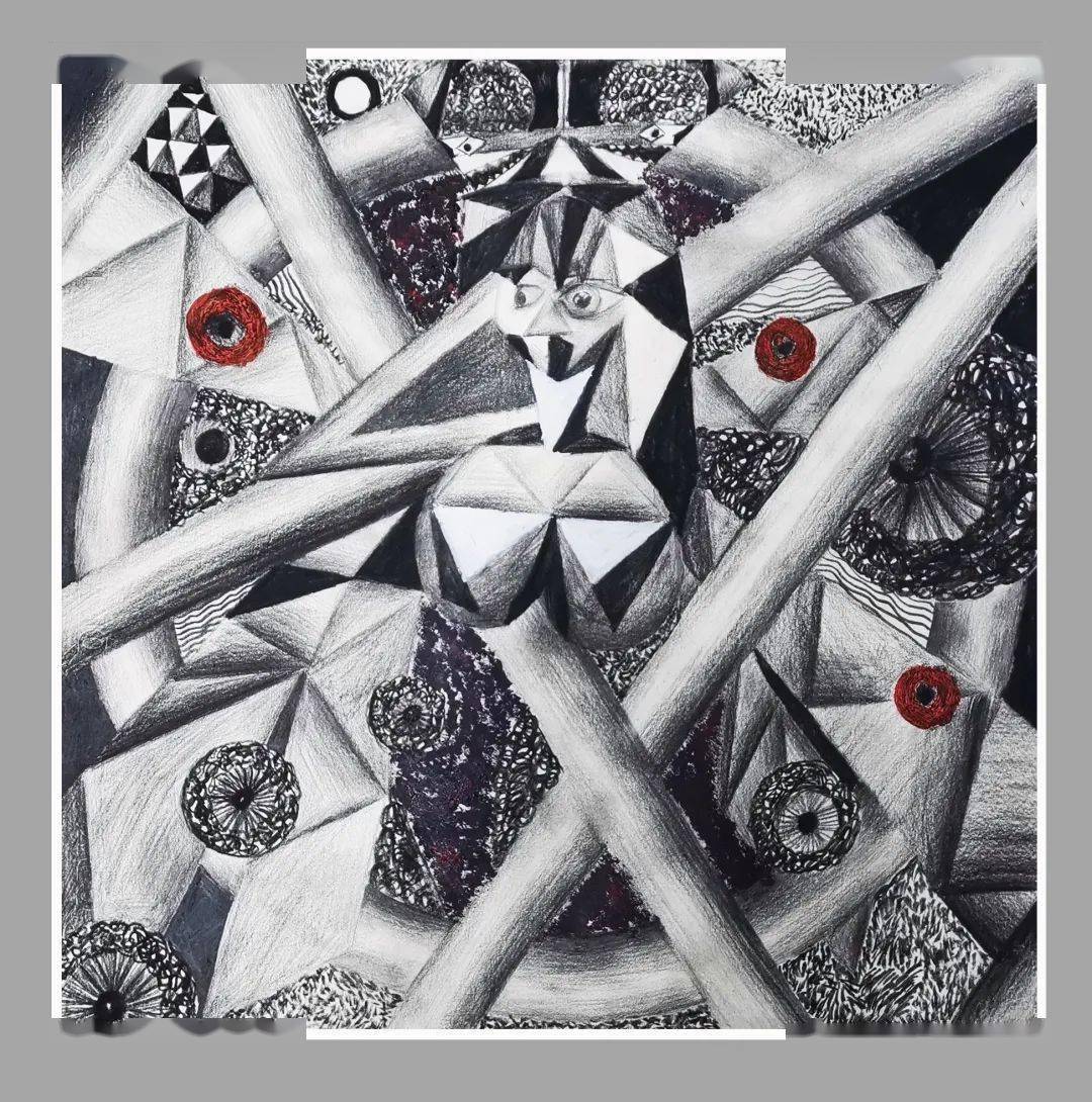 本次设计汲取吸收蜻蜓点水的故事灵感,通过水联想到水池并展开绘画,将