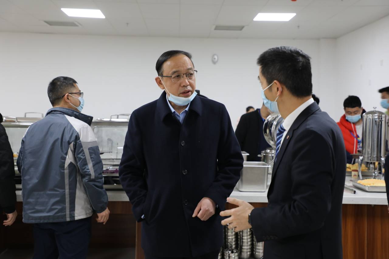 贵州酒店集团党委书记,董事长,总经理祝胜修到贵州饭店(贵宾楼)员工