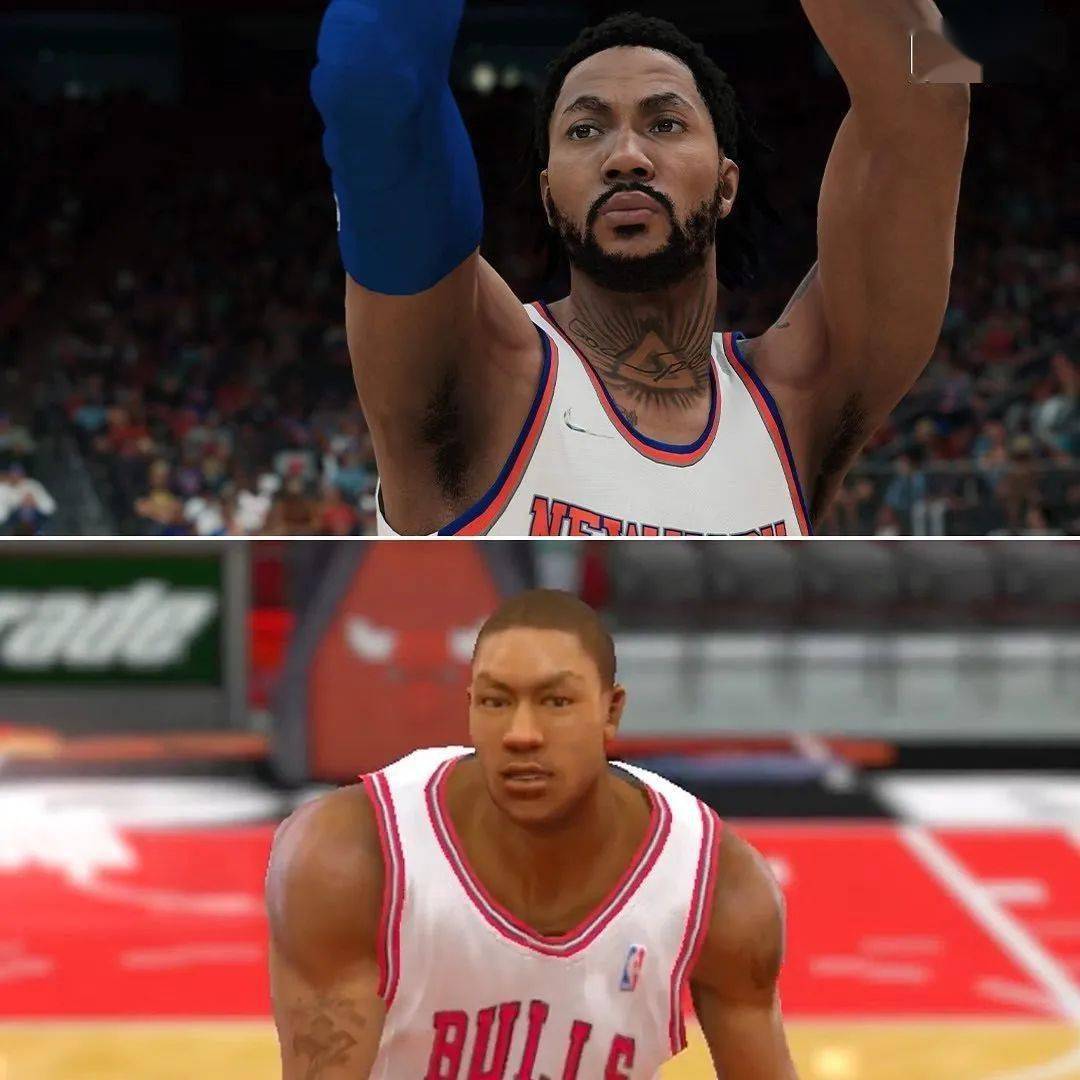 科技在进步！球员2K对比图