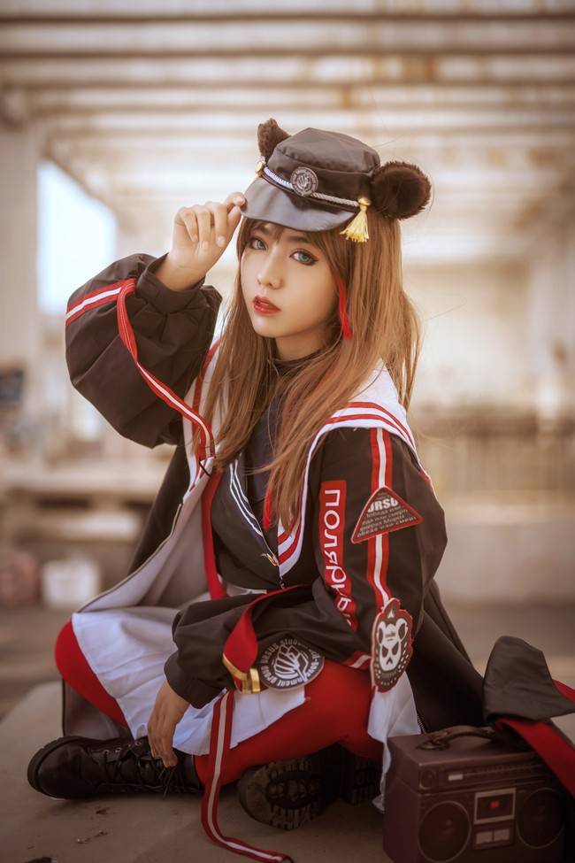 cos:明日方舟帅气的凛冬_沅沅_凛冬_cos