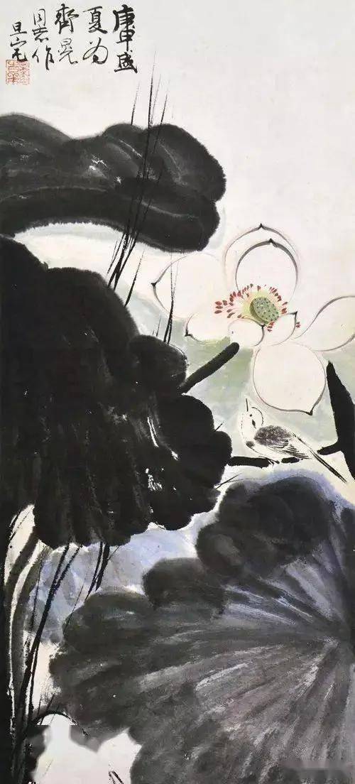 刘旦宅的墨荷欣赏_风骨_小粟_为人