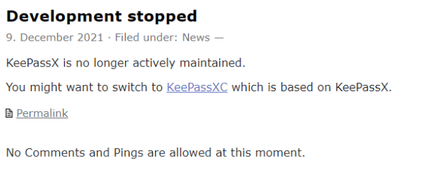 漏洞|Log4j 漏洞引发全球修补漏洞行动；KeePassX 停止开发；.NET 6 网络改进 | 开源日报