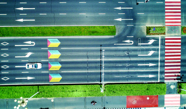 3d彩色减速带上线_标识_广泛使用_枚皋