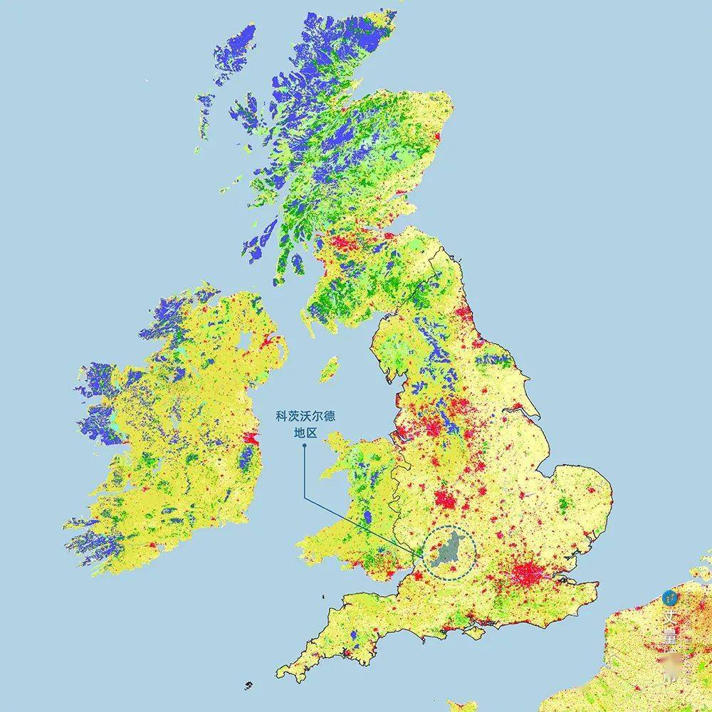 英国农业区域分布图片
