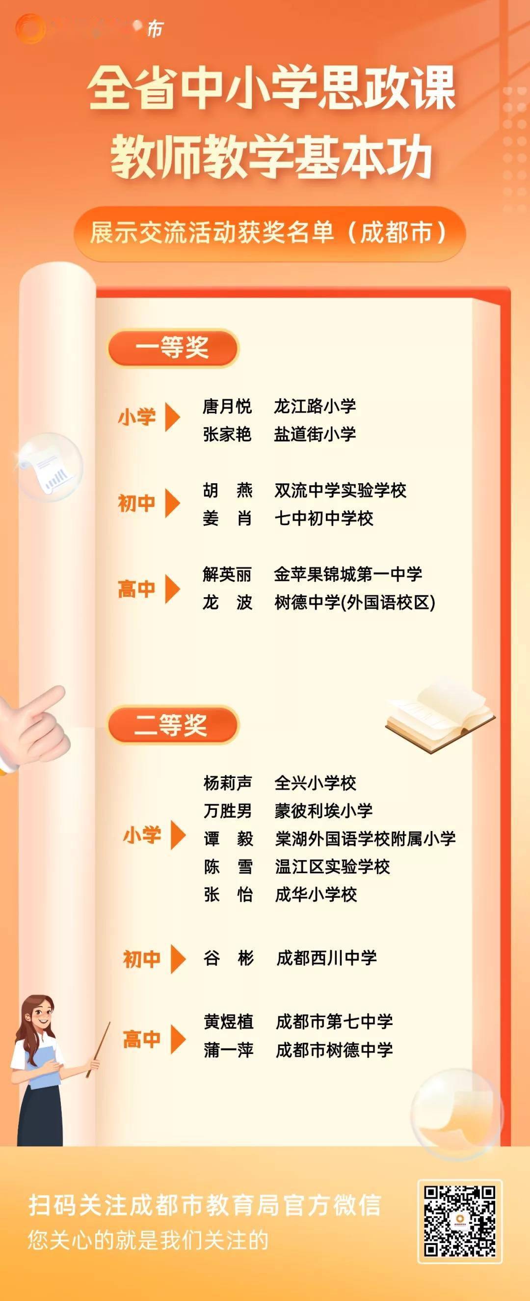 全省|四川省教育厅公布一批获奖名单 来看看你的班主任上榜了吗？