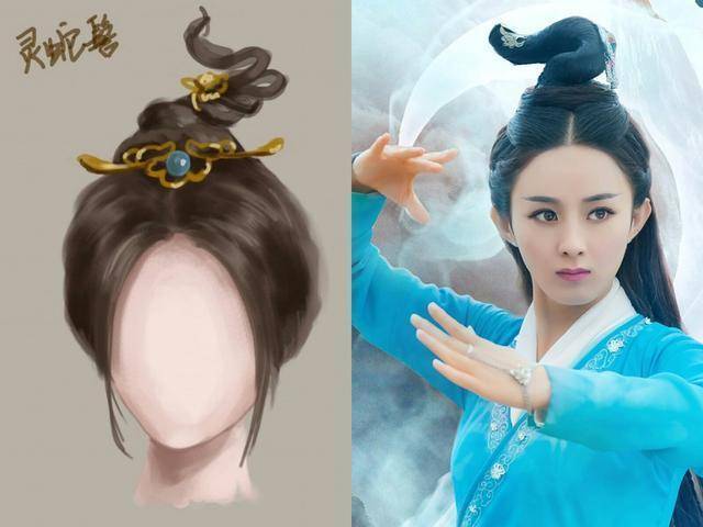 最全！最详细！中国古代发式图鉴_发髻_头发_衍生